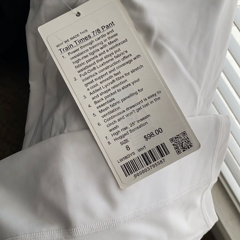NWT Lululemon Train Times 7/8 Pant *rare*